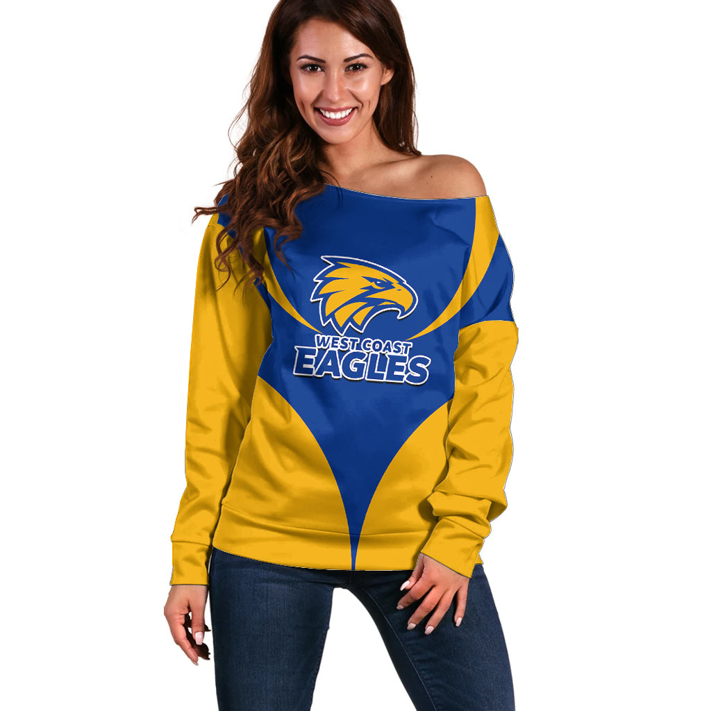 personalised-eagles-football-2023-off-shoulder-sweater-west-coast-sporty-style