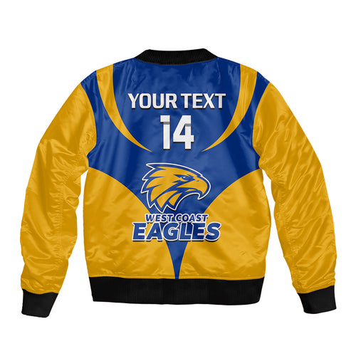 personalised-eagles-football-2023-sleeve-zip-bomber-jacket-west-coast-sporty-style