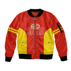 personalised-gold-coast-football-2023-sleeve-zip-bomber-jacket-go-suns-sporty-style