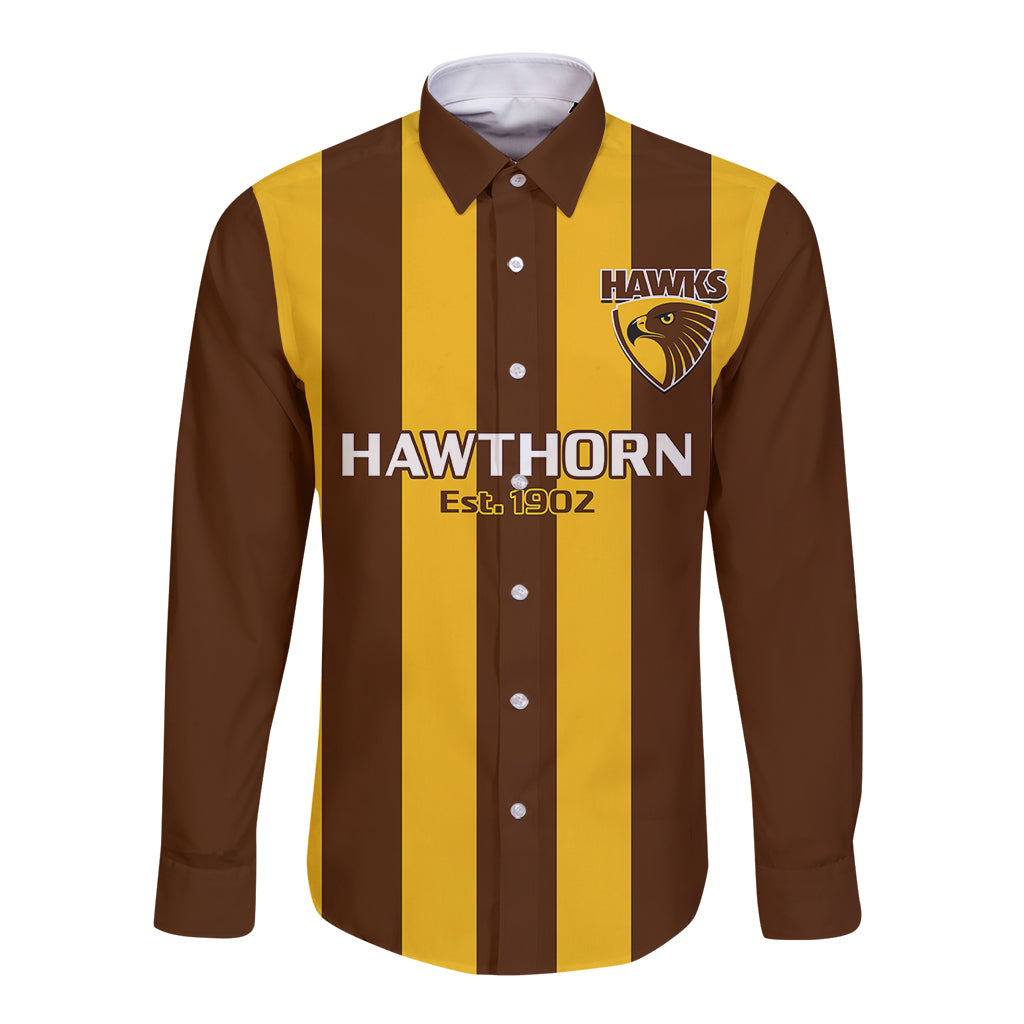 personalised-hawthorn-football-2023-long-sleeve-button-shirt-go-hawks-sporty-style