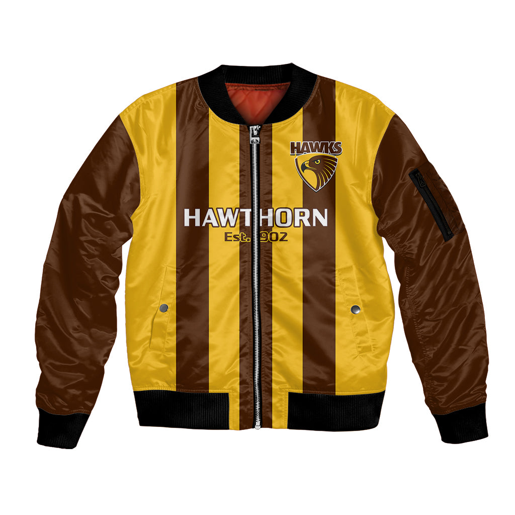 personalised-hawthorn-football-2023-sleeve-zip-bomber-jacket-go-hawks-sporty-style