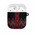Red Aotearoa Mangopare Kowhaiwhai Niho Taniwha AirPods Case Maori New Zealand - Aussie Hoodie