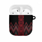 Red Aotearoa Mangopare Kowhaiwhai Niho Taniwha AirPods Case Maori New Zealand - Aussie Hoodie