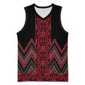 Red Aotearoa Mangopare Kowhaiwhai Niho Taniwha Basketball Jersey Maori New Zealand - Aussie Hoodie