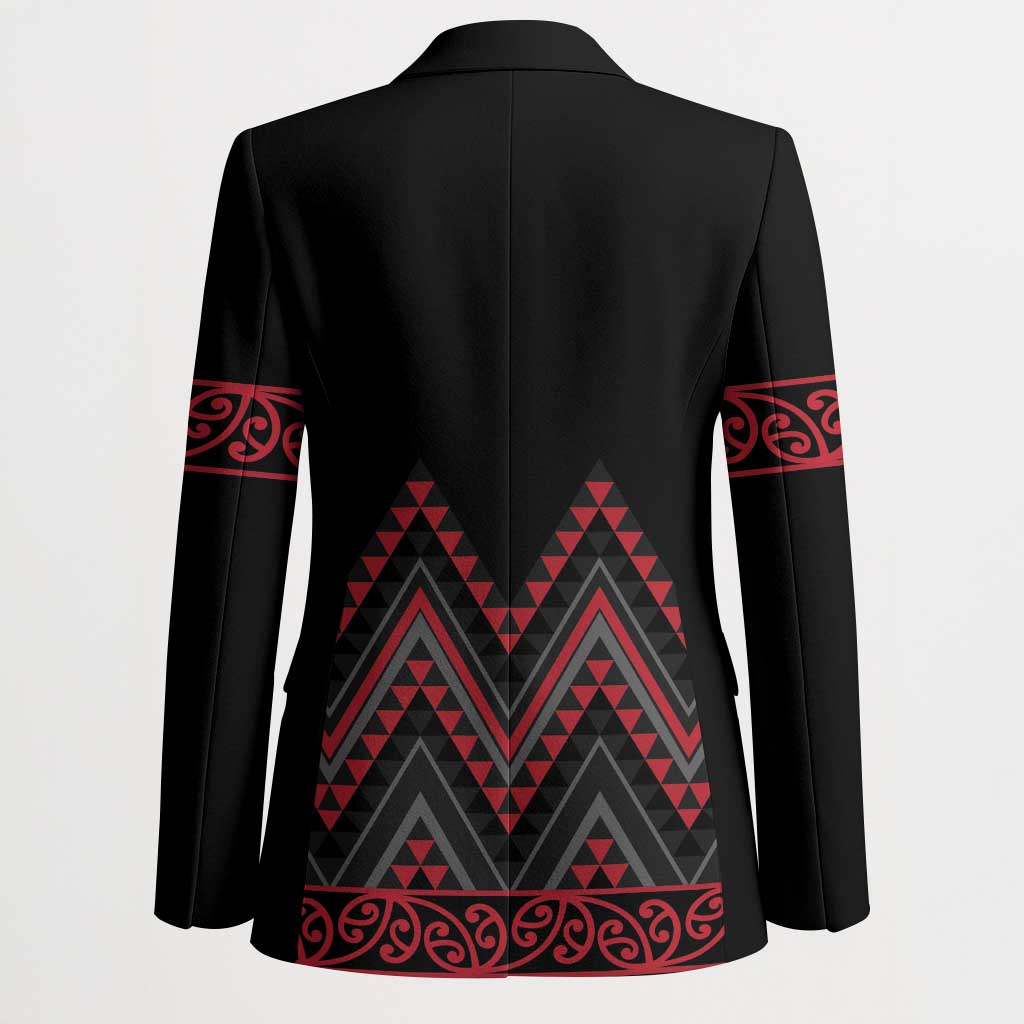 Red Aotearoa Mangopare Kowhaiwhai Niho Taniwha Blazer Maori New Zealand - Aussie Hoodie