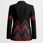Red Aotearoa Mangopare Kowhaiwhai Niho Taniwha Blazer Maori New Zealand - Aussie Hoodie