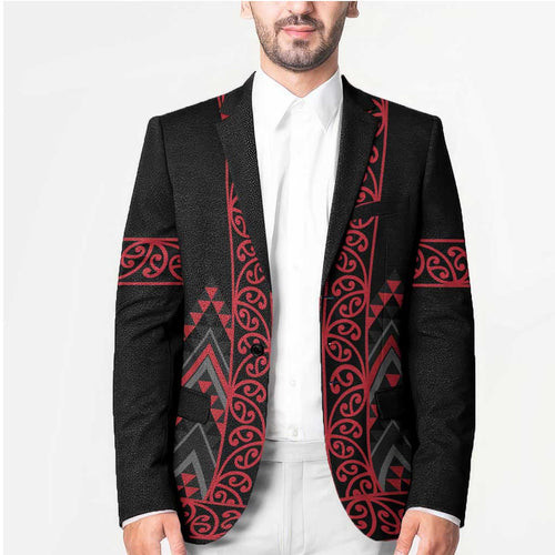 Red Aotearoa Mangopare Kowhaiwhai Niho Taniwha Blazer Maori New Zealand - Aussie Hoodie