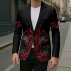 Red Aotearoa Mangopare Kowhaiwhai Niho Taniwha Blazer Maori New Zealand - Aussie Hoodie