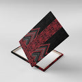Red Aotearoa Mangopare Kowhaiwhai and Niho Taniwha Canvas Wall Art Maori New Zealand