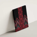 Red Aotearoa Mangopare Kowhaiwhai and Niho Taniwha Canvas Wall Art Maori New Zealand