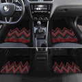 Red Aotearoa Mangopare Kowhaiwhai and Niho Taniwha Car Mats Maori New Zealand