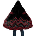 Red Aotearoa Mangopare Kowhaiwhai Niho Taniwha Cloak Maori New Zealand - Aussie Hoodie