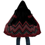 Red Aotearoa Mangopare Kowhaiwhai Niho Taniwha Cloak Maori New Zealand - Aussie Hoodie