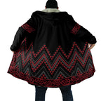 Red Aotearoa Mangopare Kowhaiwhai Niho Taniwha Cloak Maori New Zealand - Aussie Hoodie