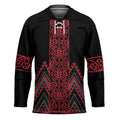 Red Aotearoa Mangopare Kowhaiwhai Niho Taniwha Hockey Jersey Maori New Zealand - Aussie Hoodie