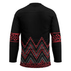Red Aotearoa Mangopare Kowhaiwhai Niho Taniwha Hockey Jersey Maori New Zealand - Aussie Hoodie