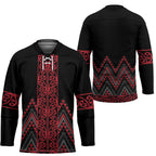 Red Aotearoa Mangopare Kowhaiwhai Niho Taniwha Hockey Jersey Maori New Zealand - Aussie Hoodie