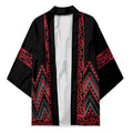 Red Aotearoa Mangopare Kowhaiwhai Niho Taniwha Kimono Maori New Zealand - Aussie Hoodie