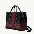 Red Aotearoa Mangopare Kowhaiwhai Niho Taniwha Leather Bag Maori New Zealand - Aussie Hoodie