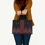 Red Aotearoa Mangopare Kowhaiwhai Niho Taniwha Leather Bag Maori New Zealand - Aussie Hoodie