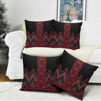 Red Aotearoa Mangopare Kowhaiwhai Niho Taniwha Pillow Cover Maori New Zealand - Aussie Hoodie