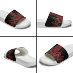 Red Aotearoa Mangopare Kowhaiwhai Niho Taniwha Slide Sandals Maori New Zealand - Aussie Hoodie