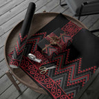 Red Aotearoa Mangopare Kowhaiwhai and Niho Taniwha Wrapping Paper Maori New Zealand - Aussie Hoodie