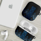 Blue Aotearoa Mangopare Kowhaiwhai Niho Taniwha AirPods Case Maori New Zealand - Aussie Hoodie