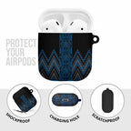 Blue Aotearoa Mangopare Kowhaiwhai Niho Taniwha AirPods Case Maori New Zealand - Aussie Hoodie