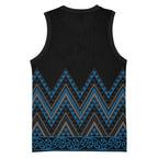 Blue Aotearoa Mangopare Kowhaiwhai Niho Taniwha Basketball Jersey Maori New Zealand - Aussie Hoodie