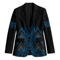 Blue Aotearoa Mangopare Kowhaiwhai Niho Taniwha Blazer Maori New Zealand - Aussie Hoodie