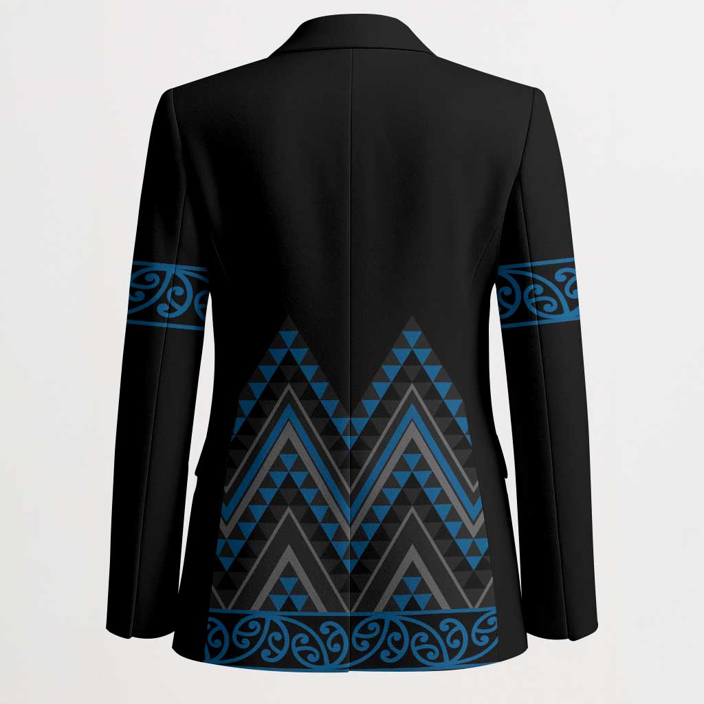 Blue Aotearoa Mangopare Kowhaiwhai Niho Taniwha Blazer Maori New Zealand - Aussie Hoodie
