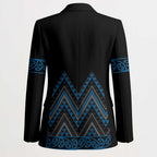 Blue Aotearoa Mangopare Kowhaiwhai Niho Taniwha Blazer Maori New Zealand - Aussie Hoodie