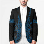 Blue Aotearoa Mangopare Kowhaiwhai Niho Taniwha Blazer Maori New Zealand - Aussie Hoodie