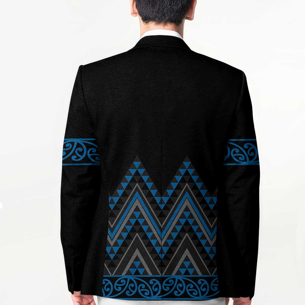 Blue Aotearoa Mangopare Kowhaiwhai Niho Taniwha Blazer Maori New Zealand - Aussie Hoodie