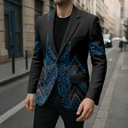 Blue Aotearoa Mangopare Kowhaiwhai Niho Taniwha Blazer Maori New Zealand - Aussie Hoodie