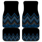 Blue Aotearoa Mangopare Kowhaiwhai and Niho Taniwha Car Mats Maori New Zealand