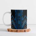 Blue Aotearoa Mangopare Kowhaiwhai Niho Taniwha Ceramic Mug Maori New Zealand - Aussie Hoodie