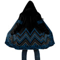Blue Aotearoa Mangopare Kowhaiwhai Niho Taniwha Cloak Maori New Zealand - Aussie Hoodie