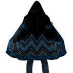 Blue Aotearoa Mangopare Kowhaiwhai Niho Taniwha Cloak Maori New Zealand - Aussie Hoodie