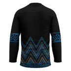 Blue Aotearoa Mangopare Kowhaiwhai Niho Taniwha Hockey Jersey Maori New Zealand - Aussie Hoodie