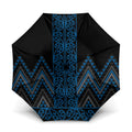 Blue Aotearoa Mangopare Kowhaiwhai Niho Taniwha Umbrella Maori New Zealand - Aussie Hoodie