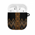 Gold Aotearoa Mangopare Kowhaiwhai Niho Taniwha AirPods Case Maori New Zealand - Aussie Hoodie
