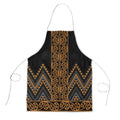 Gold Aotearoa Mangopare Kowhaiwhai Niho Taniwha Apron Maori New Zealand - Aussie Hoodie