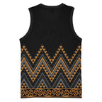 Gold Aotearoa Mangopare Kowhaiwhai Niho Taniwha Basketball Jersey Maori New Zealand - Aussie Hoodie