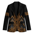 Gold Aotearoa Mangopare Kowhaiwhai Niho Taniwha Blazer Maori New Zealand - Aussie Hoodie