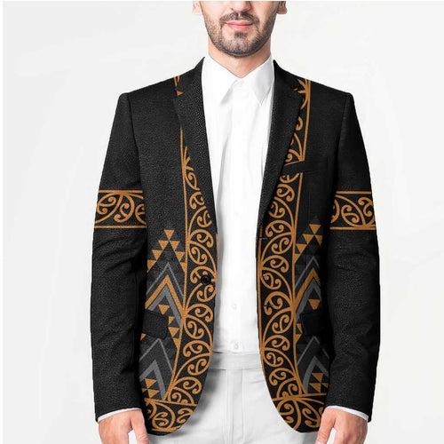 Gold Aotearoa Mangopare Kowhaiwhai Niho Taniwha Blazer Maori New Zealand - Aussie Hoodie