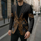 Gold Aotearoa Mangopare Kowhaiwhai Niho Taniwha Blazer Maori New Zealand - Aussie Hoodie