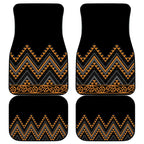Gold Aotearoa Mangopare Kowhaiwhai and Niho Taniwha Car Mats Maori New Zealand