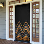 Gold Aotearoa Mangopare Kowhaiwhai Niho Taniwha Door Cover Maori New Zealand - Aussie Hoodie